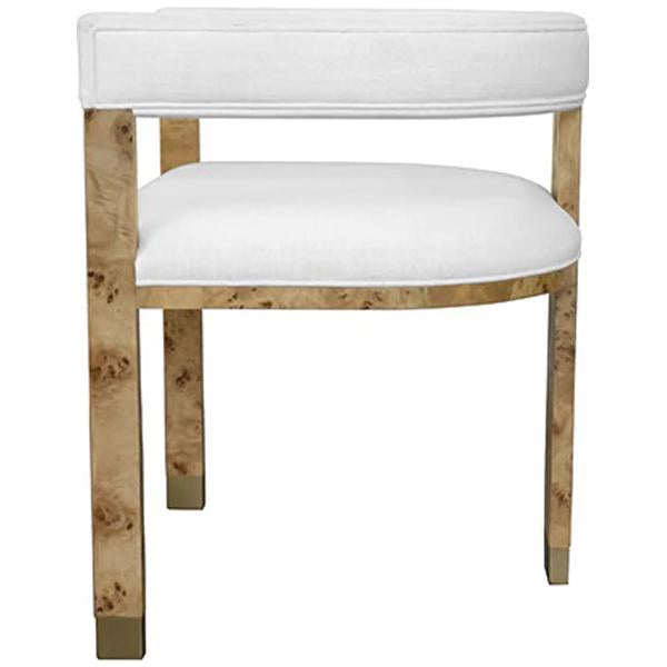 Worlds Away Jude Barrel Back Dining Chair