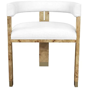 Worlds Away Jude Barrel Back Dining Chair