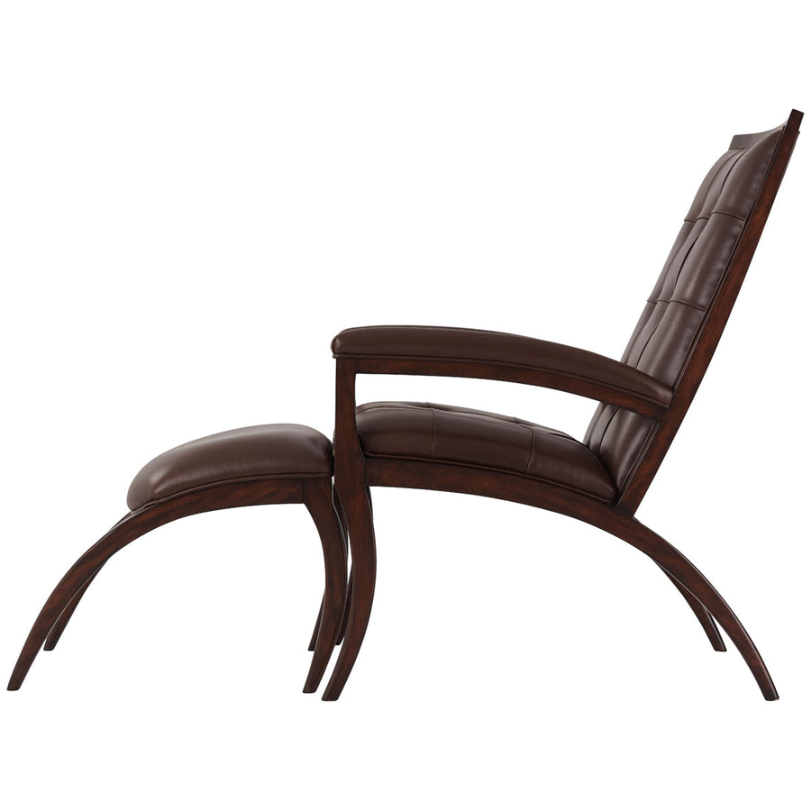 Theodore Alexander Arc Chair & Ottoman