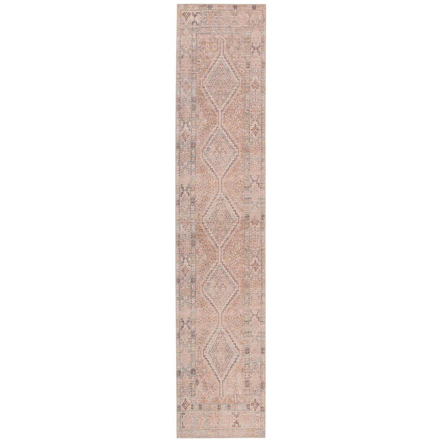 Jaipur Kindred Marquesa Trellis Tribal Light Pink Blue KND01 Rug