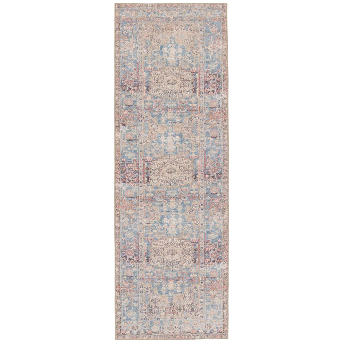 Jaipur Kindred Geonna Medallion Blue Beige KND05 Rug