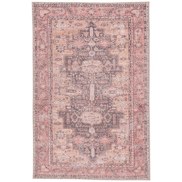 Jaipur Kindred Cosima Medallion Pink Dark Purple KND06 Rug