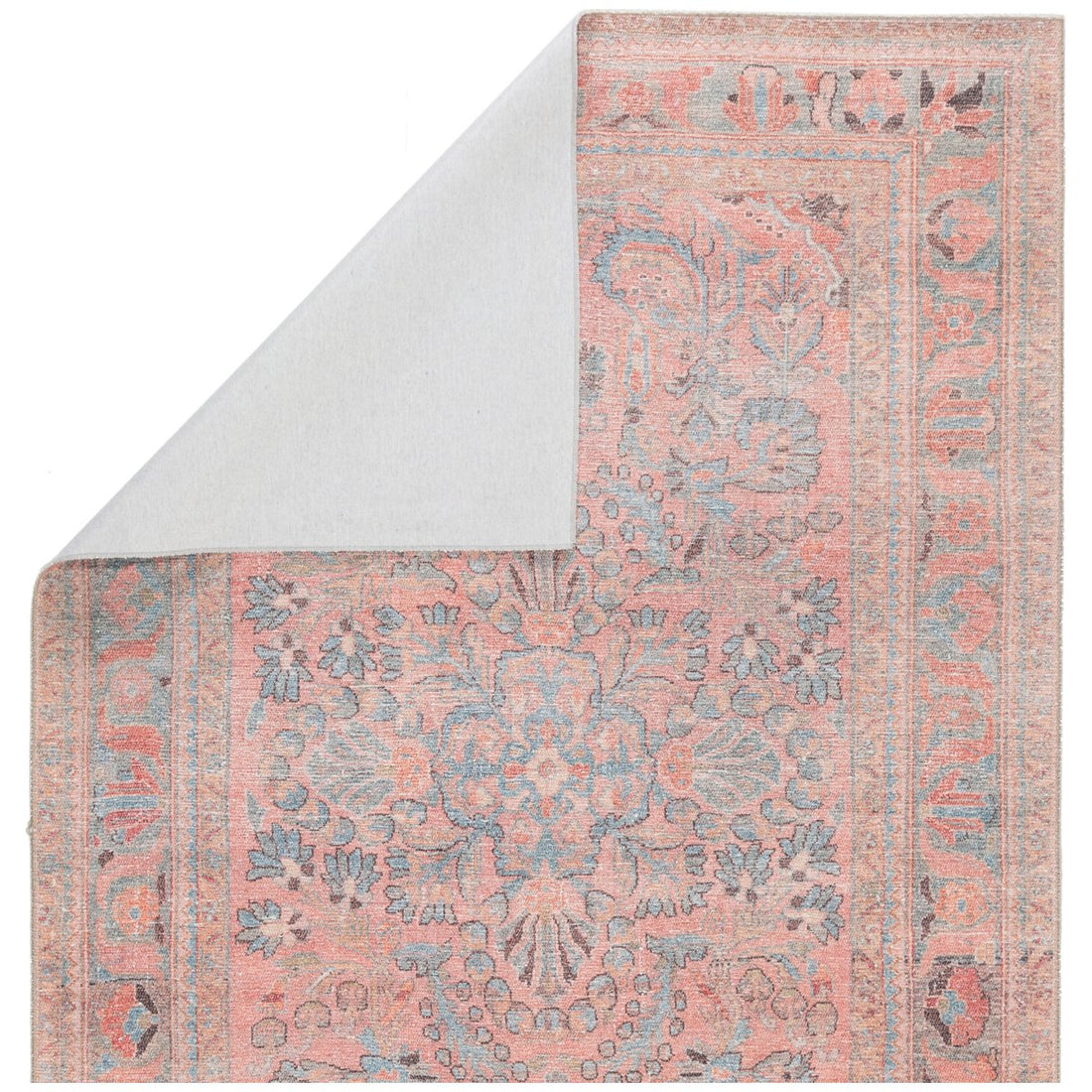 Jaipur Kindred Pippa Medallion Pink Light Blue KND07 Rug