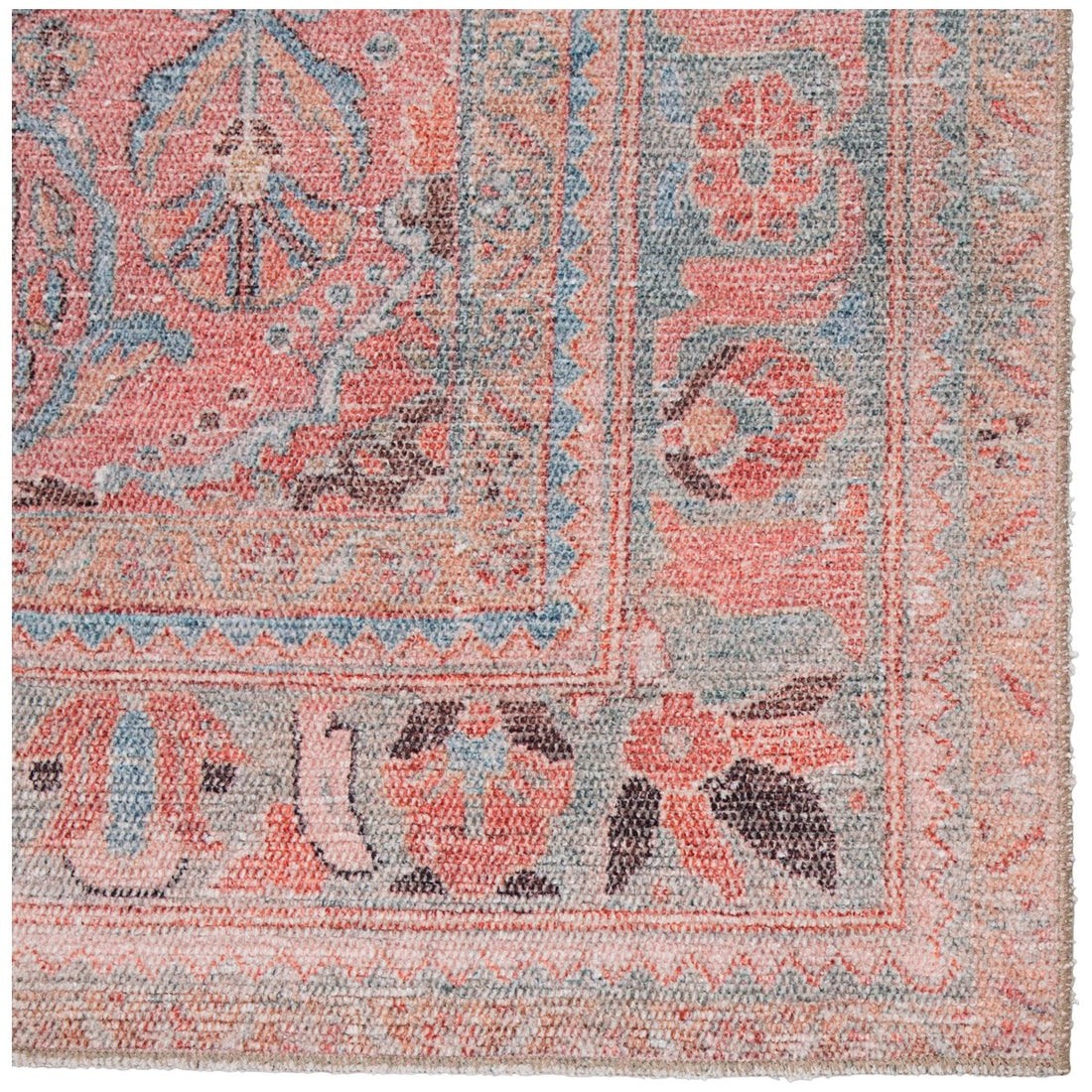 Jaipur Kindred Pippa Medallion Pink Light Blue KND07 Rug