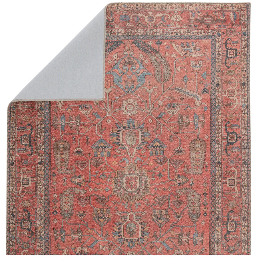 Jaipur Kindred Galina Oriental Floral Red Blue KND08 Rug