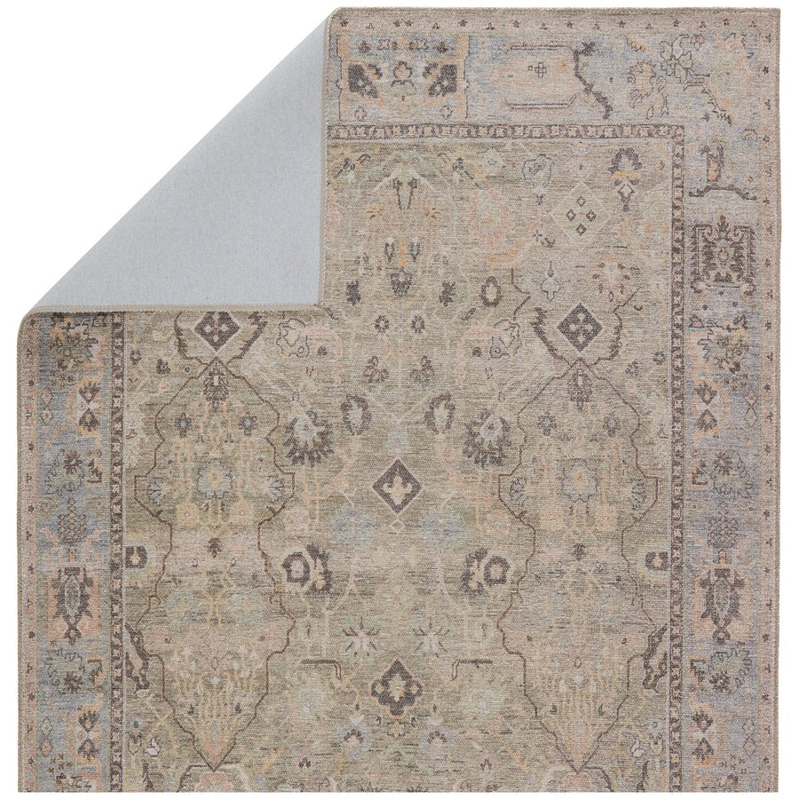 Jaipur Kindred Avin Oriental Floral Green Blue KND09 Rug