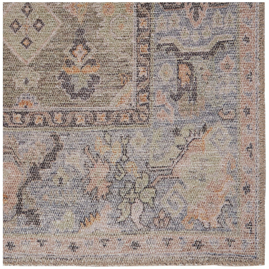 Jaipur Kindred Avin Oriental Floral Green Blue KND09 Rug