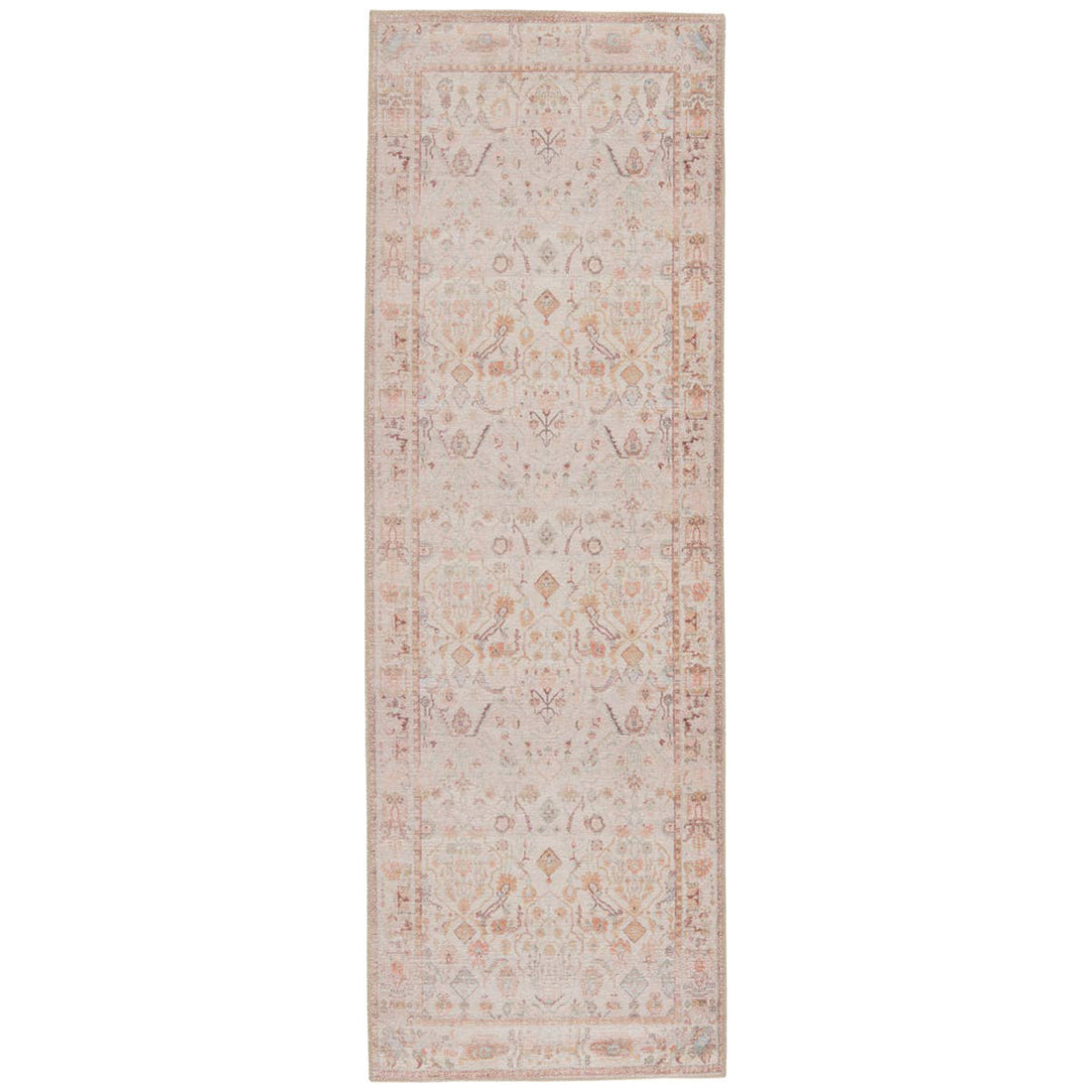 Jaipur Kindred Avin Oriental Floral Blush Cream KND11 Rug