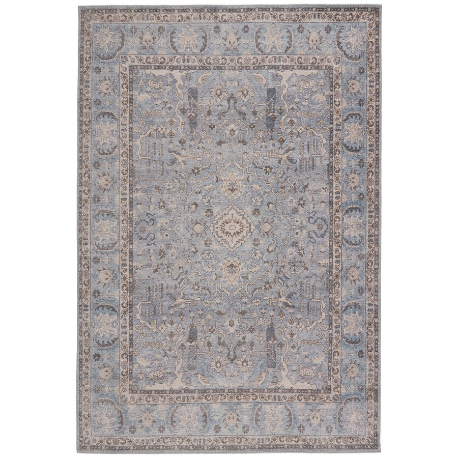 Jaipur Kindred Kadin Medallion Oriental Blue Gray KND12 Rug