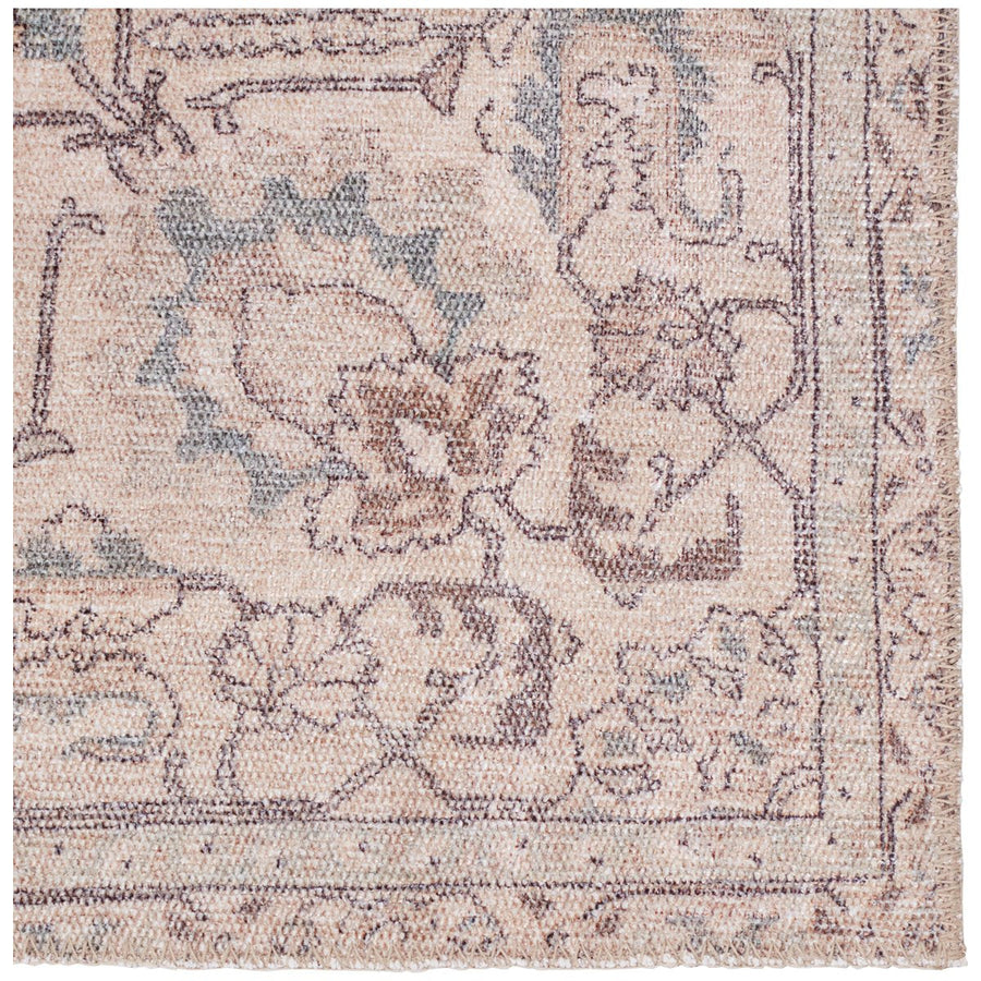 Jaipur Kindred Parisa Medallion Floral Light Blue Light Tan KND14 Rug