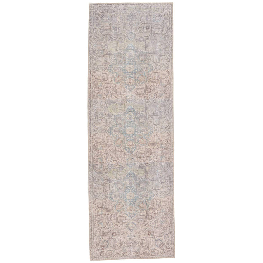 Jaipur Kindred Parisa Medallion Floral Light Blue Light Tan KND14 Rug