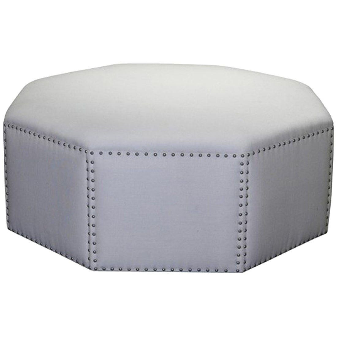 Lillian August Benson Fabric Ottoman