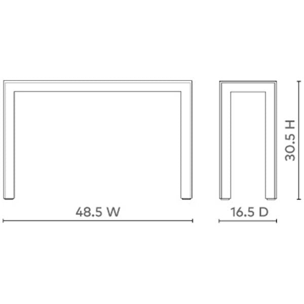 Villa & House Lauren Console Table