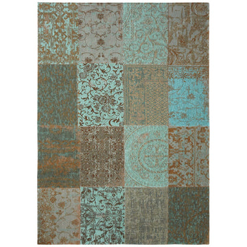 Louis de Poortere Vintage Multi 8006 Sea Blue Rug