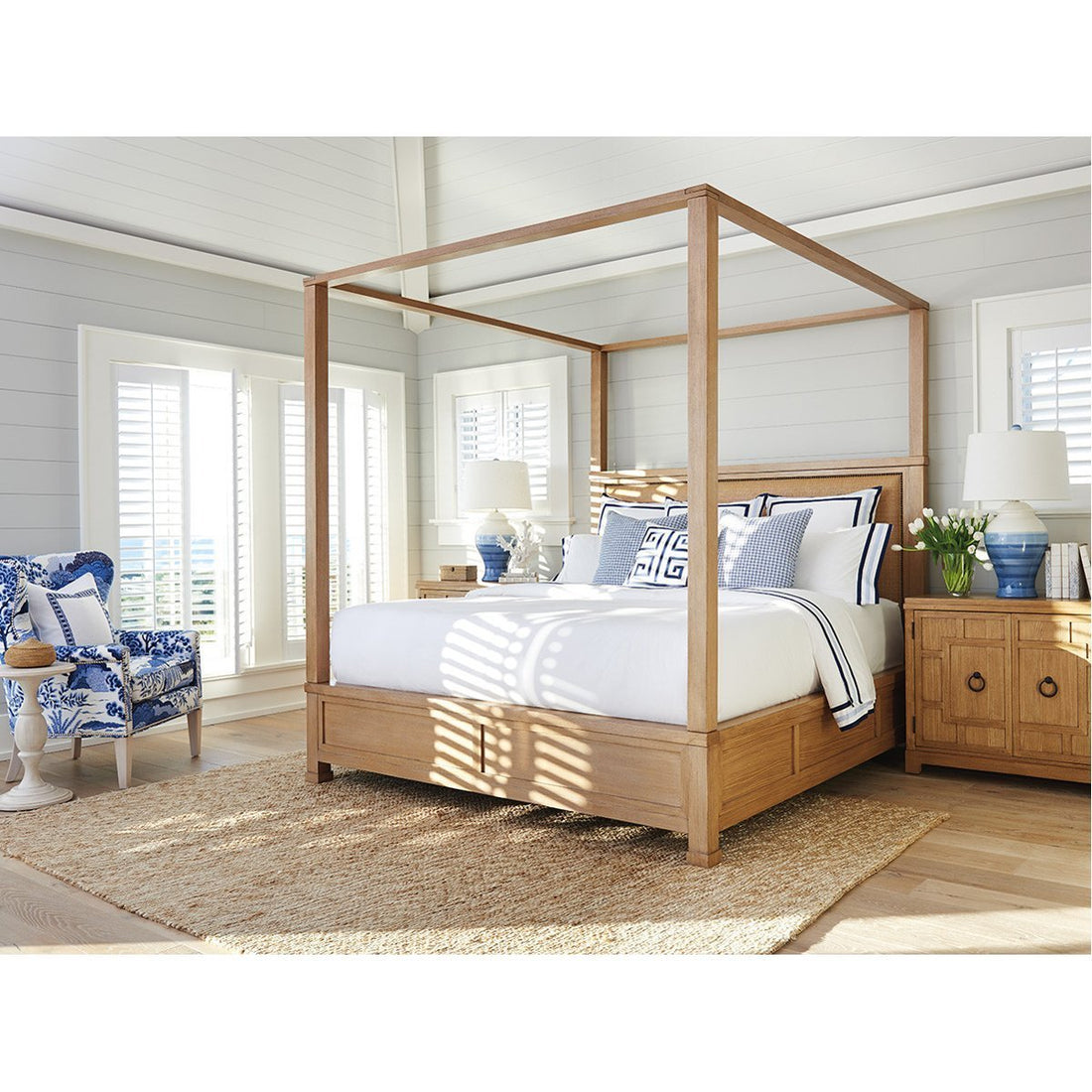 Lexington Barclay Butera Newport Shorecliff Canopy Bed