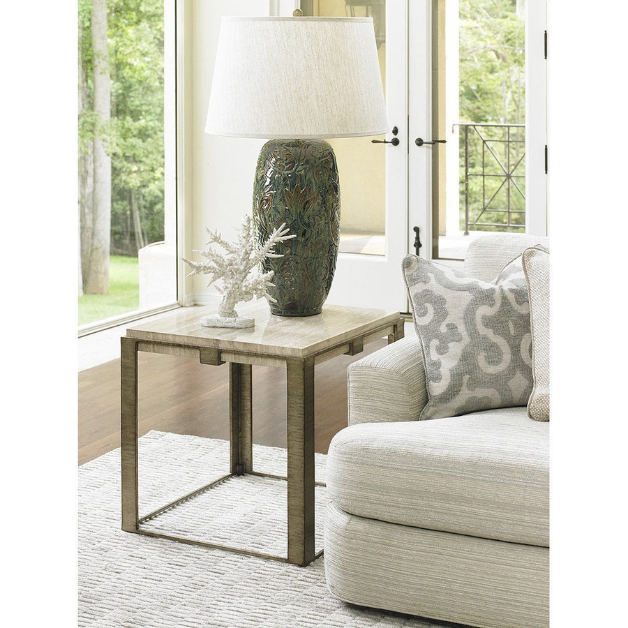 Lexington Laurel Canyon Stone Canyon Lamp Table