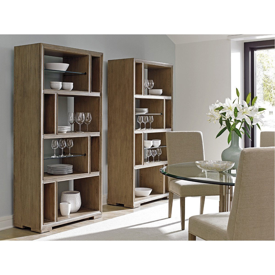 Lexington Shadow Play Windsor Open Bookcase