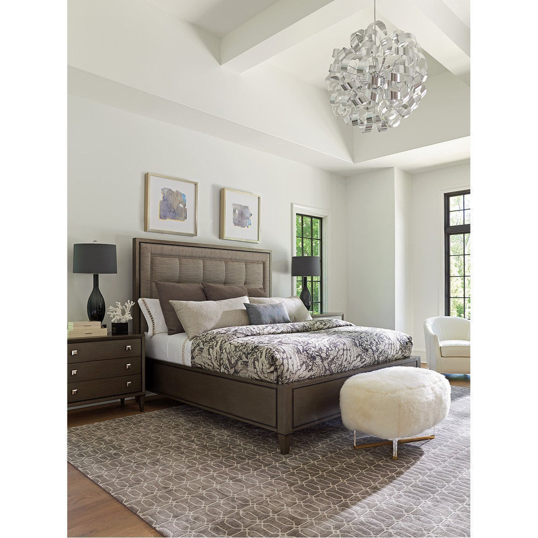 Lexington Ariana St. Tropez Upholstered Panel Bed