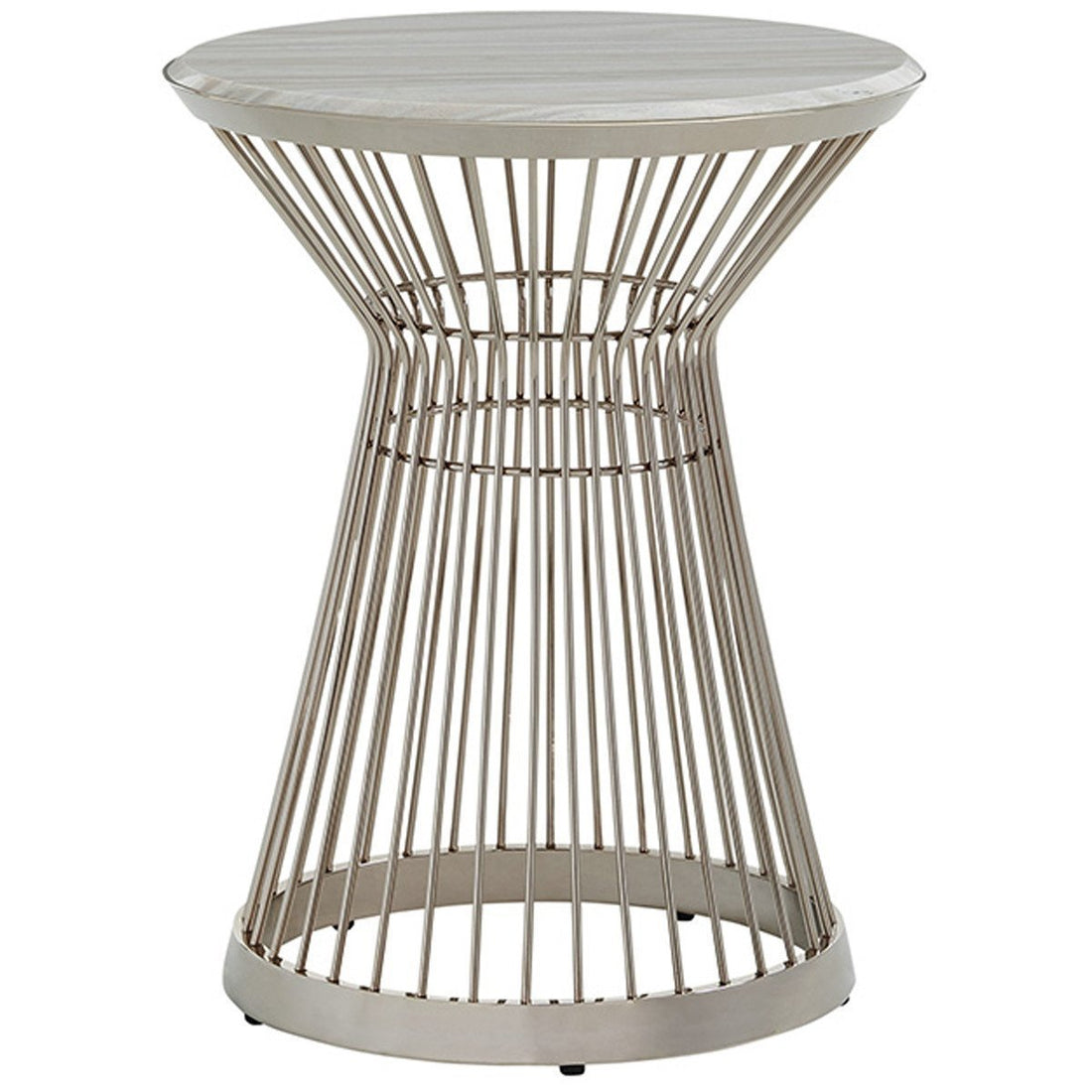 Lexington Ariana Martini Stainless Accent Table