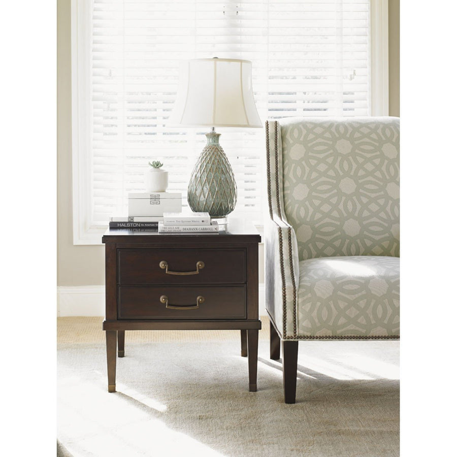 Lexington Kengsington Place Chandler Drawer Lamp Table