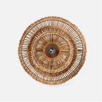 Made Goods Alondra Layered Rattan Floral Sconce