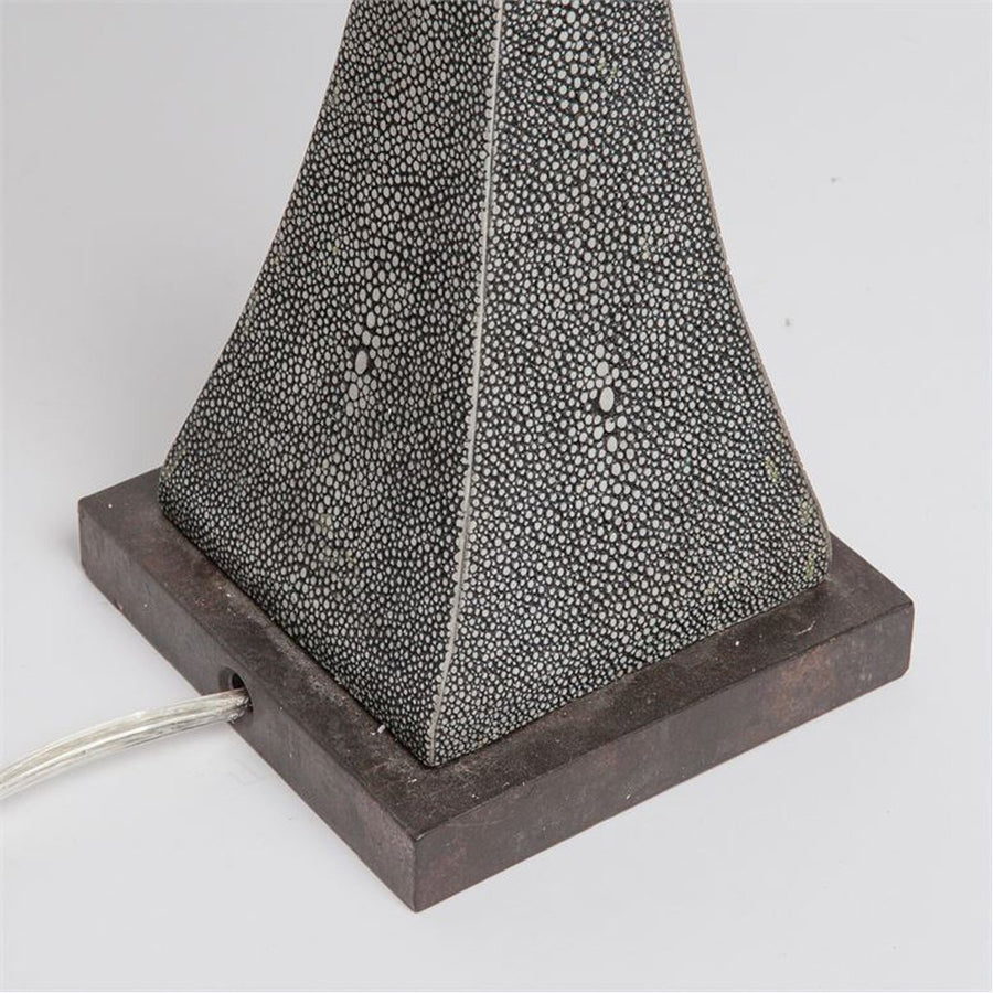 Made Goods Astrid Tapered Realistic Faux Shagreen Table Lamp