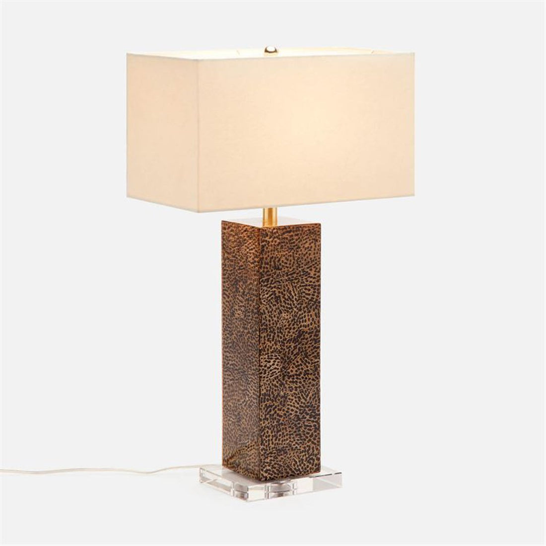 Made Goods Della Snakeskin Patterned Table Lamp