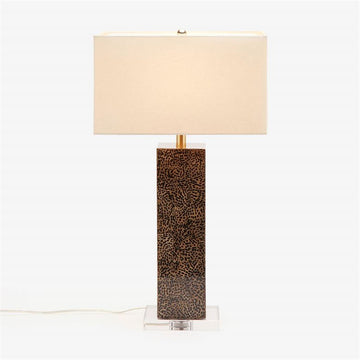 Made Goods Della Snakeskin Patterned Table Lamp