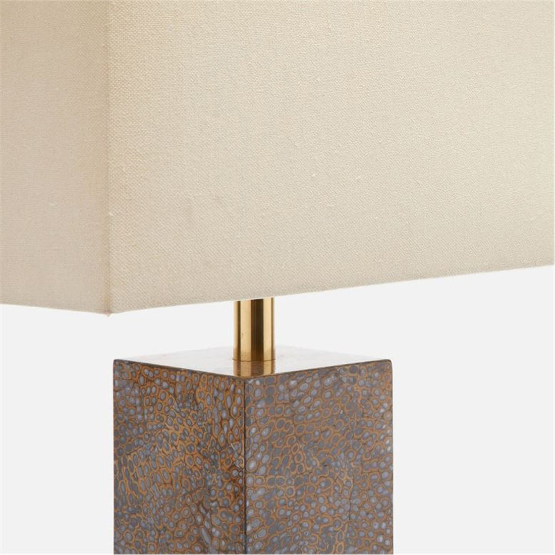 Made Goods Della Snakeskin Patterned Table Lamp