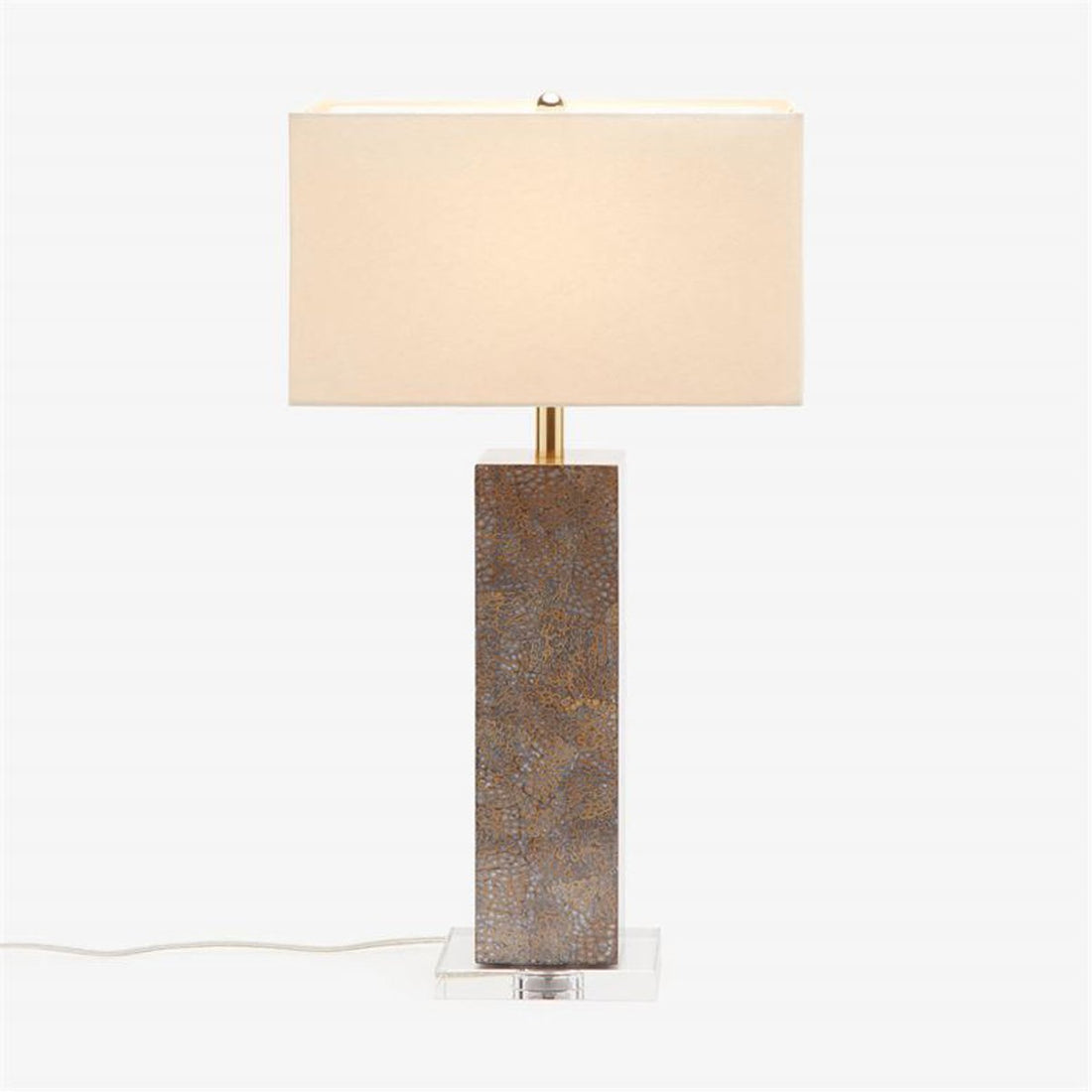 Made Goods Della Snakeskin Patterned Table Lamp