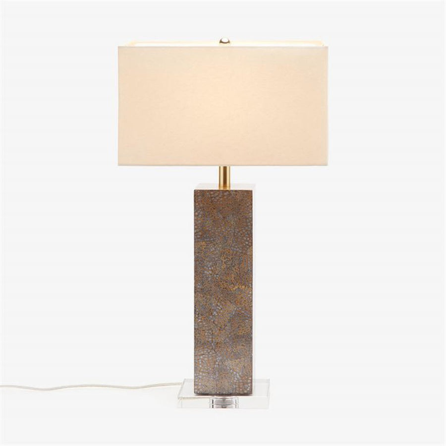 Made Goods Della Snakeskin Patterned Table Lamp