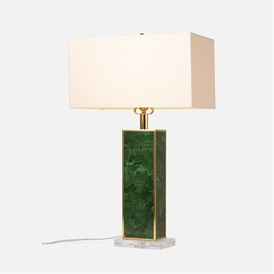 Made Goods Denton Faux Malachite Table Lamp