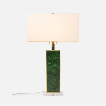 Made Goods Denton Faux Malachite Table Lamp