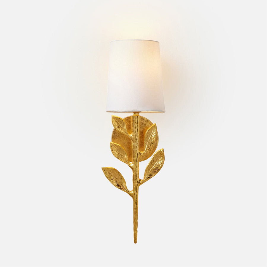 Made Goods Emmeline 6-Inch Leaves on Branch Sconce