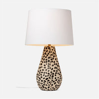 Made Goods Gwenora Dalmatian Print Table Lamp