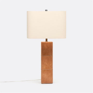 Made Goods Jude Full-Grain Leather Table Lamp