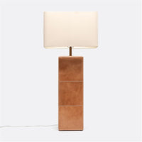 Made Goods Jude Full-Grain Leather Table Lamp