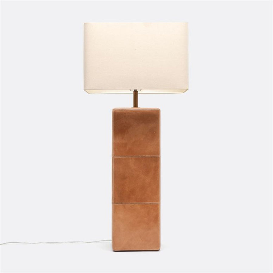 Made Goods Jude Full-Grain Leather Table Lamp