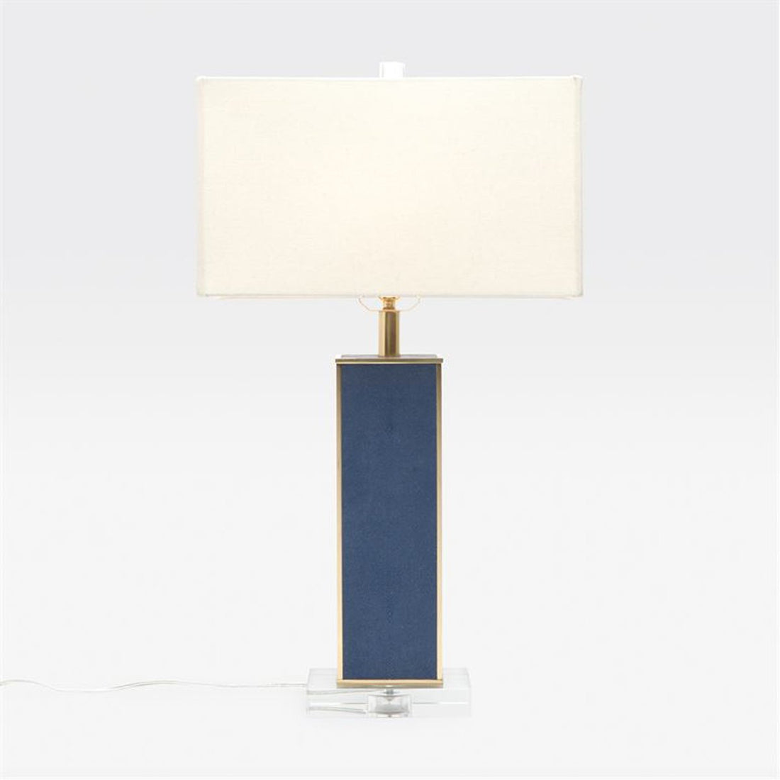 Made Goods Kingston Realistic Faux Shagreen Table Lamp