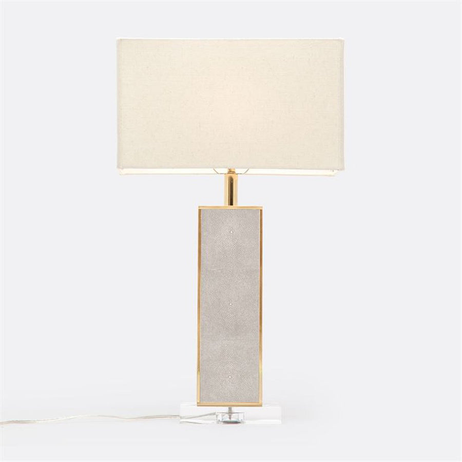 Made Goods Kingston Realistic Faux Shagreen Table Lamp