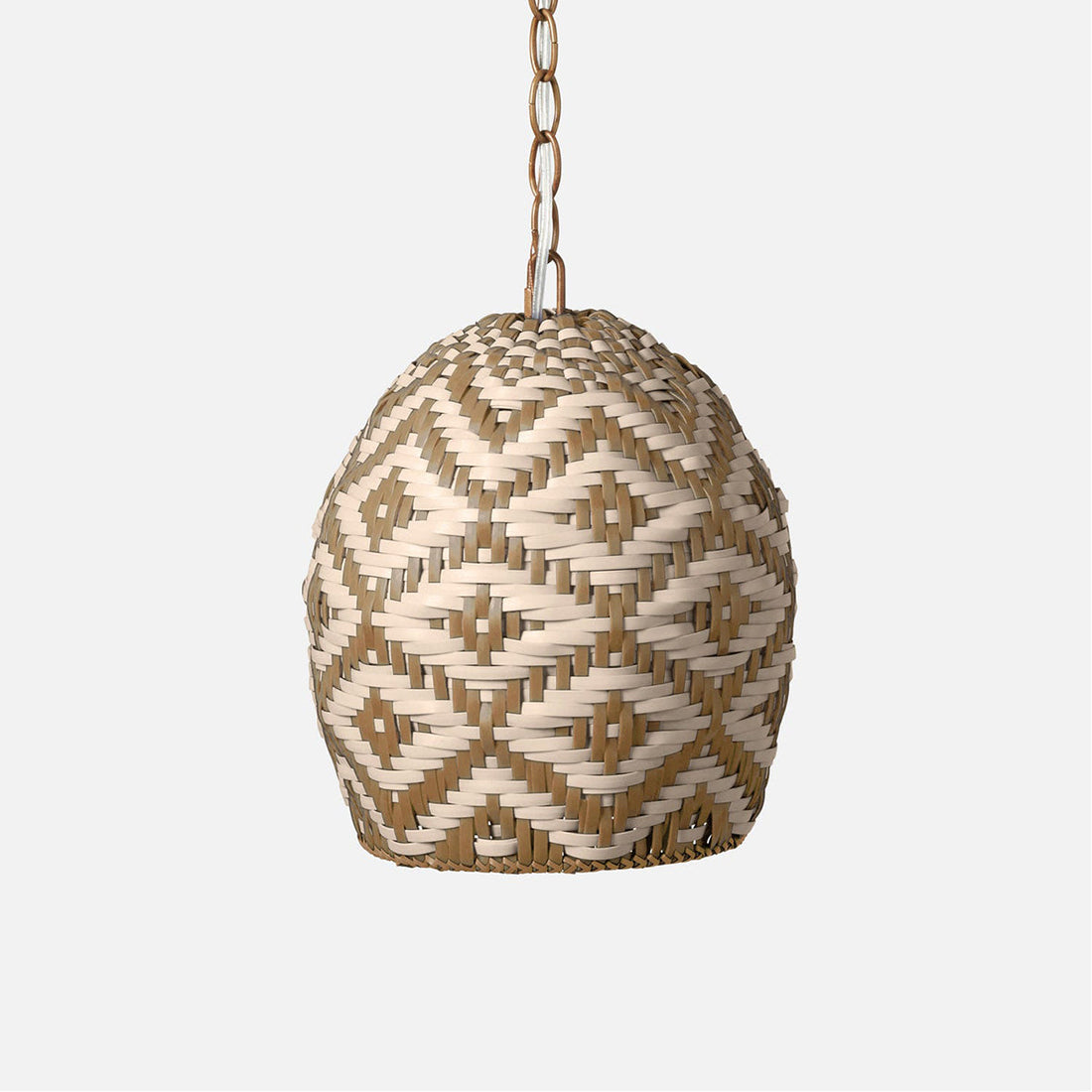 Made Goods Larisa Faux Wicker Pendant