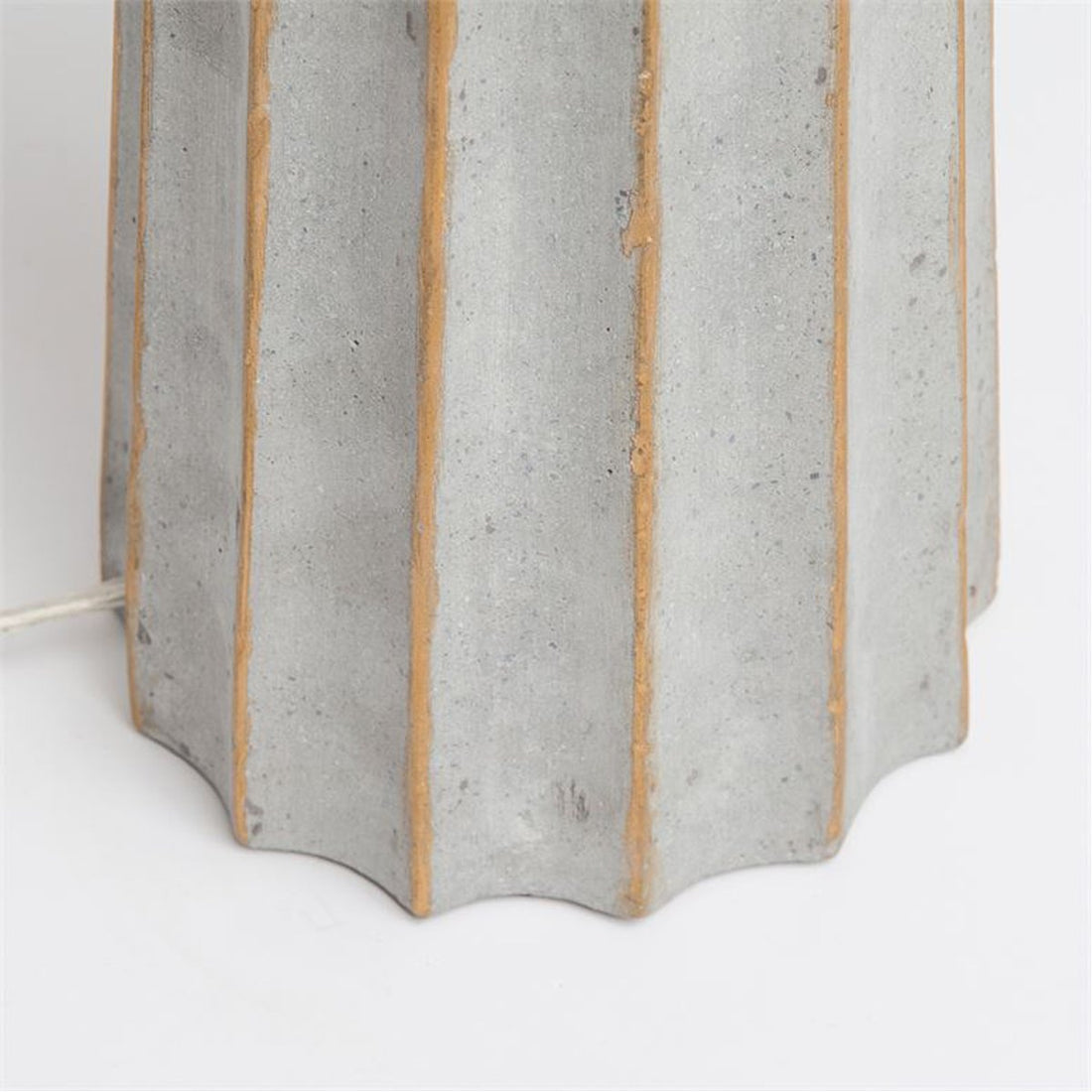 Made Goods Nova Leafed Cement Table Lamp