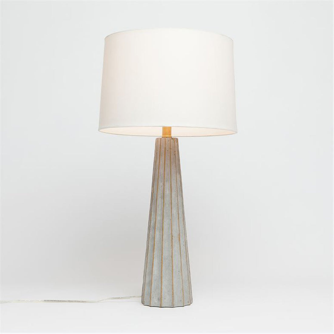 Made Goods Nova Leafed Cement Table Lamp