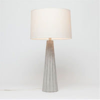 Made Goods Nova Leafed Cement Table Lamp