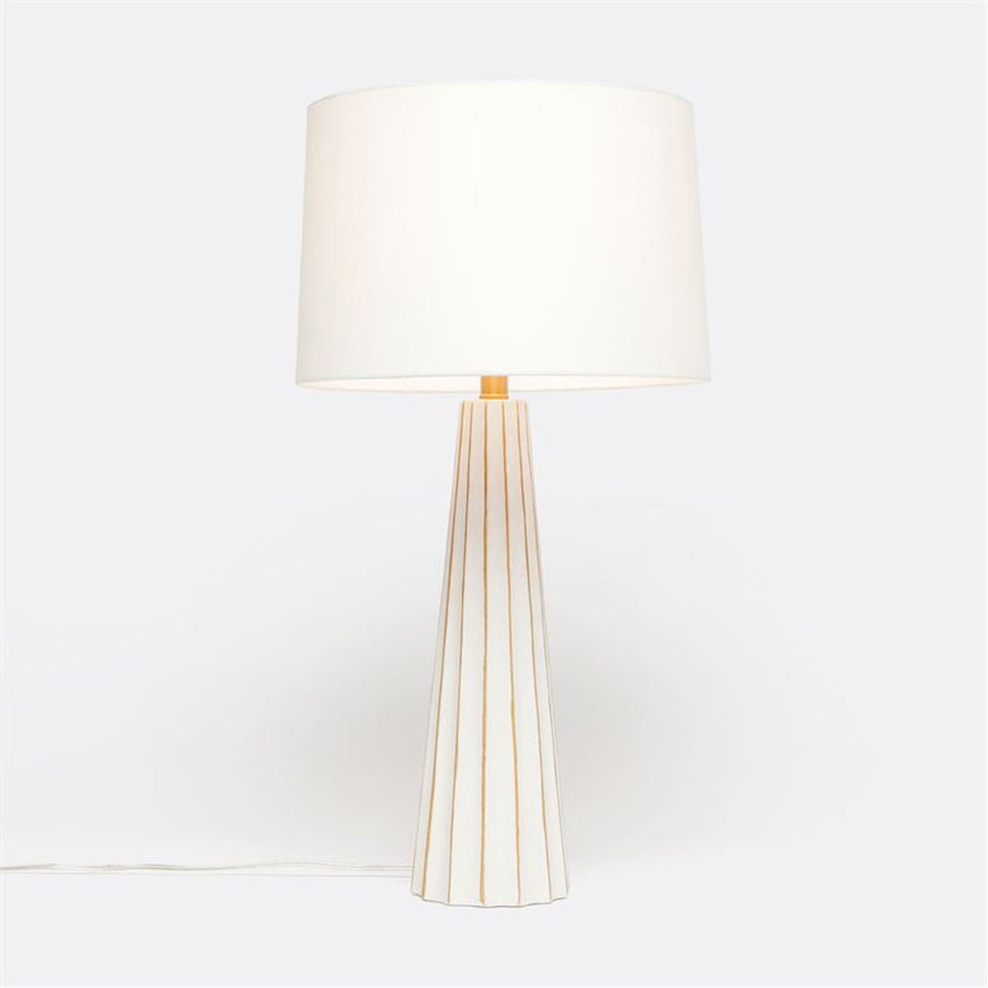 Made Goods Nova Leafed Cement Table Lamp