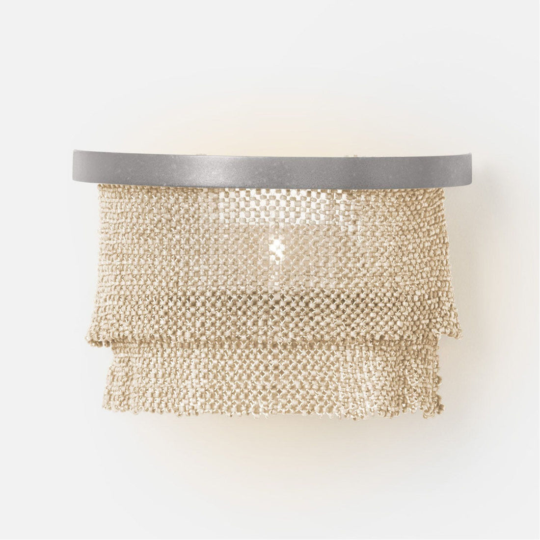 Made Goods Patricia Sconce Tiered Woven Coco Bead sconce