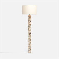 Made Goods Raina Oyster Shell Floor Lamp