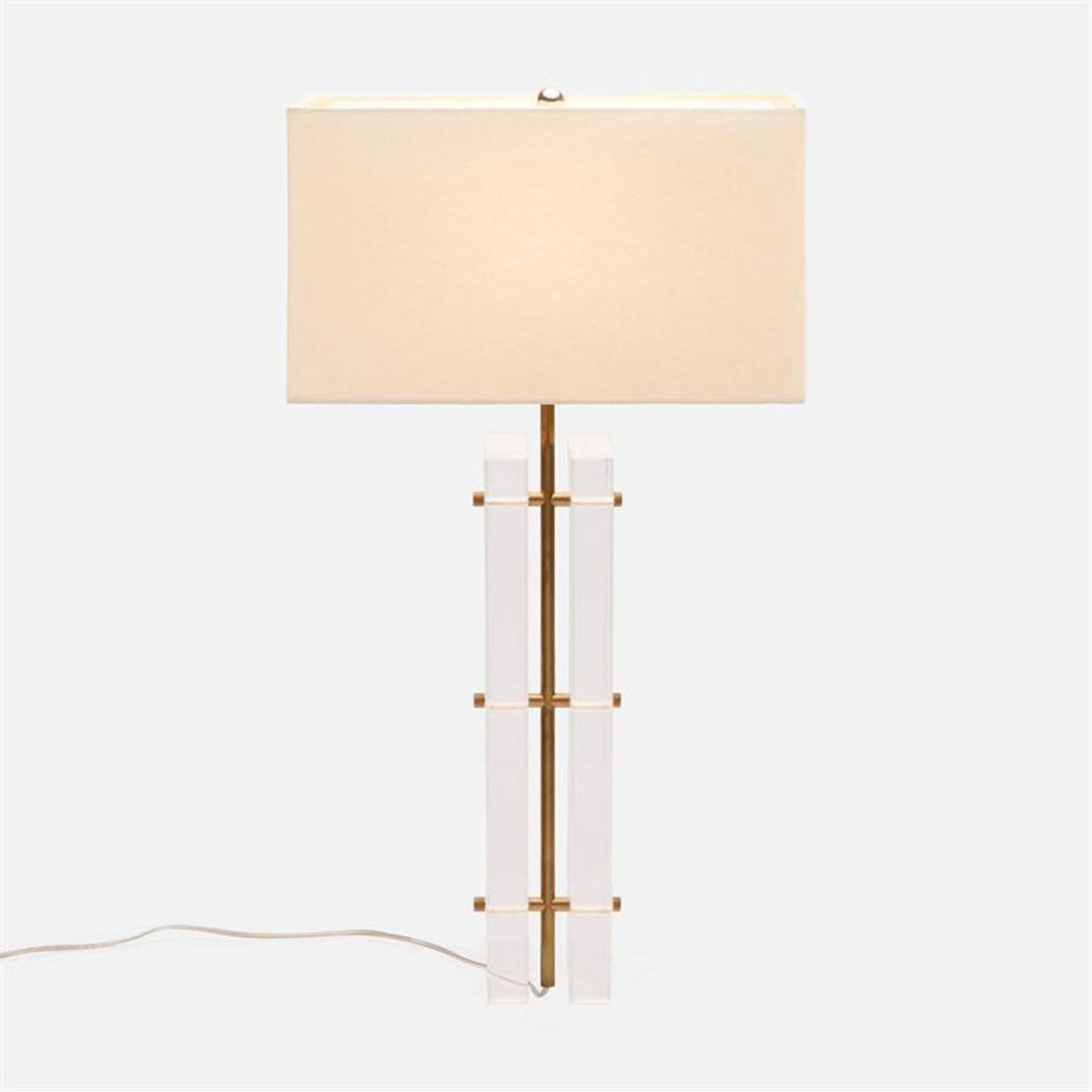 Made Goods Ryan Split Acrylic 18-Inch Table Lamp