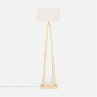 Made Goods Weldon Wishbone Stone Floor Lamp