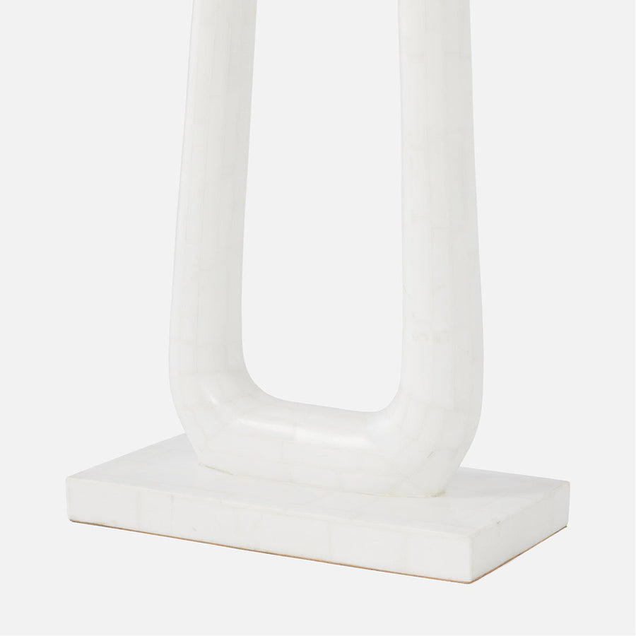 Made Goods Weldon Floor Lamp in White Stone